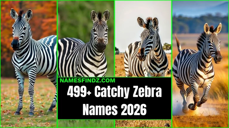 499+ Catchy Zebra Names With Name Generator